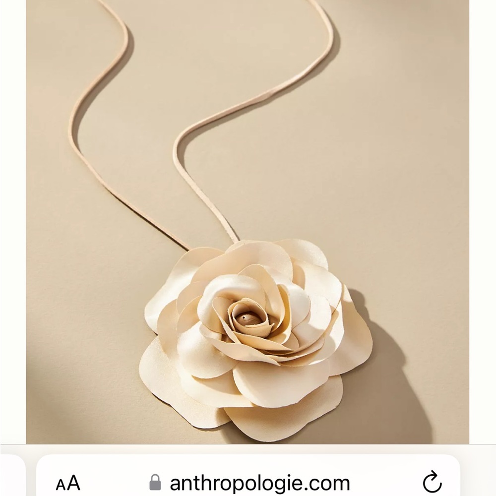 Rosette Wrap Necklace